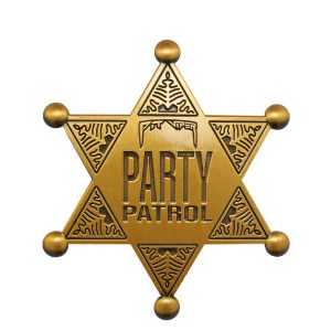 Limited Run SmartBasics Party Patrol Pin Compact Size