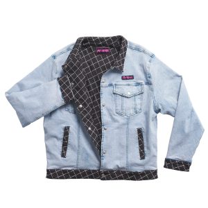 Portable ForgeCraft The Surge Matrix Sport Denim Reversible Jacket Hand Polished Finish